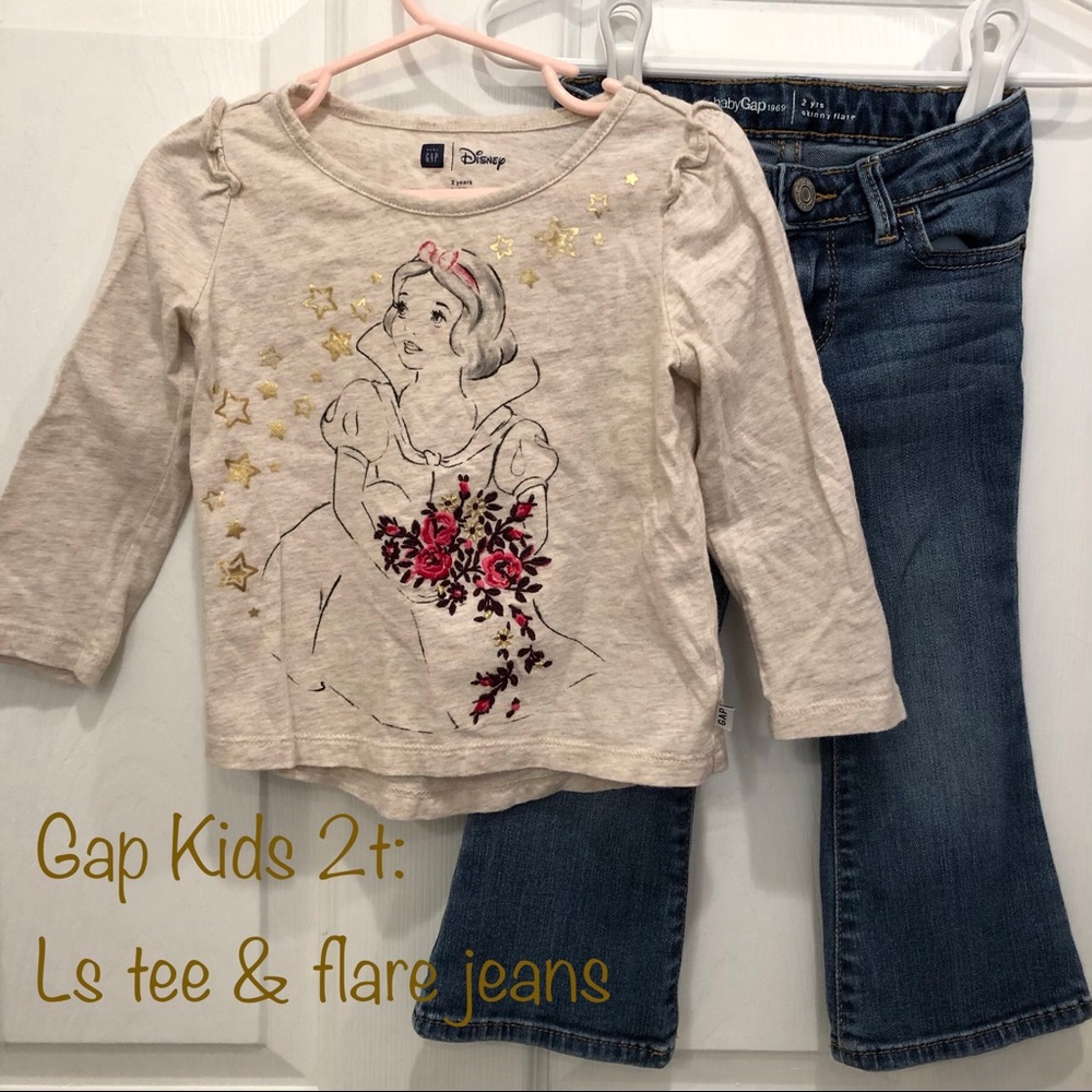 Gap Kids, 2t:   Snow White t & flare jeans